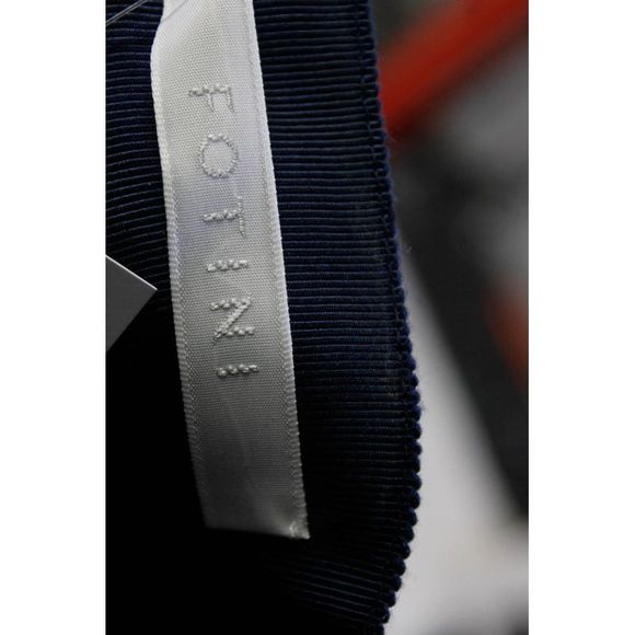 Fotini Women's Floral Lace Side Zip Knee Length A-line Skirt Blue Size S - Picture 4 of 4